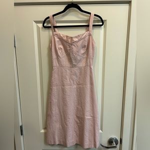 J Crew Cotton Blend Dusty Rose Dress Baby Shower Easter - Garden Party size 4